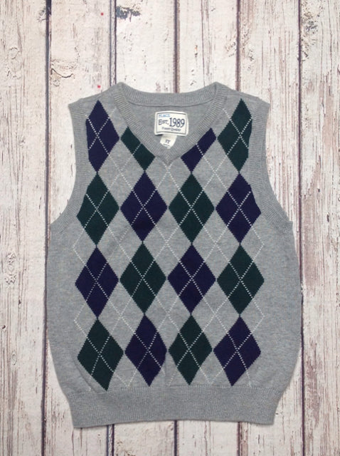 The Place BLUE & GRAY Vest