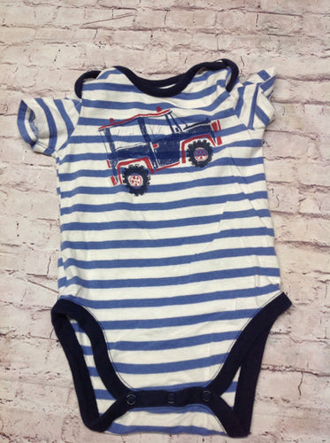 The Place Blue & White Stripes Top