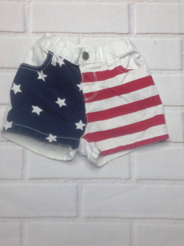 The Place RED, WHITE & BLUE STARS & STRIPES Shorts