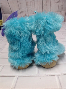 The Place Teal Slippers