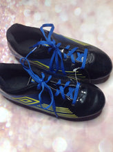 Umbro Black & Blue Cleats Size 1.5