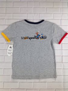 WALT DISNEY WORLD GRAY PRINT Mickey  Mouse Top