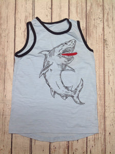 Dodger Athletics Blue Tank Top Sleeveless Nylon Jersey Shirt Womens S  Sharks 1