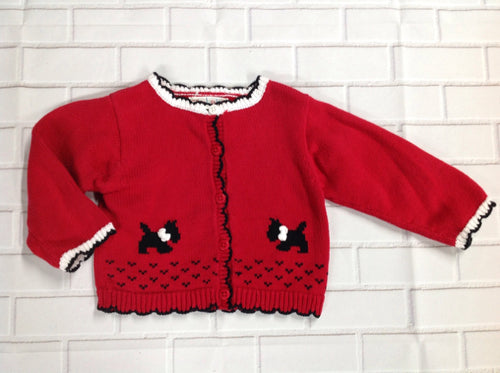 Zubels Red Print Sweater